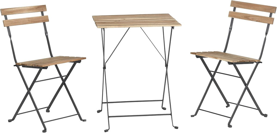 Folding Patio Bistro Set, Onesize — Lavish Home
