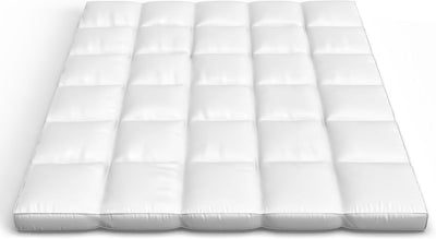 Down Mattress Topper - Full 2-Inch 100% Duck Feather Gusset
