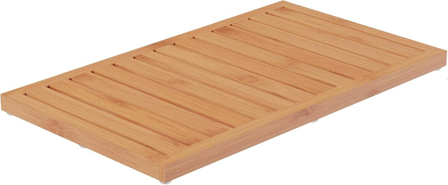 Bamboo Bath Mat-Eco-Friendly Natural Wooden Non-Slip Slatted — Lavish Home