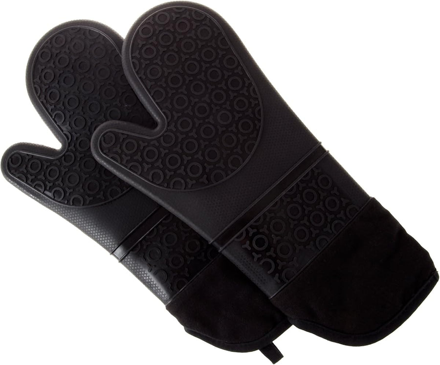 Silicone Oven Mitts - Extra Long Professional Quality Heat, 1 Pair — Lavish Home