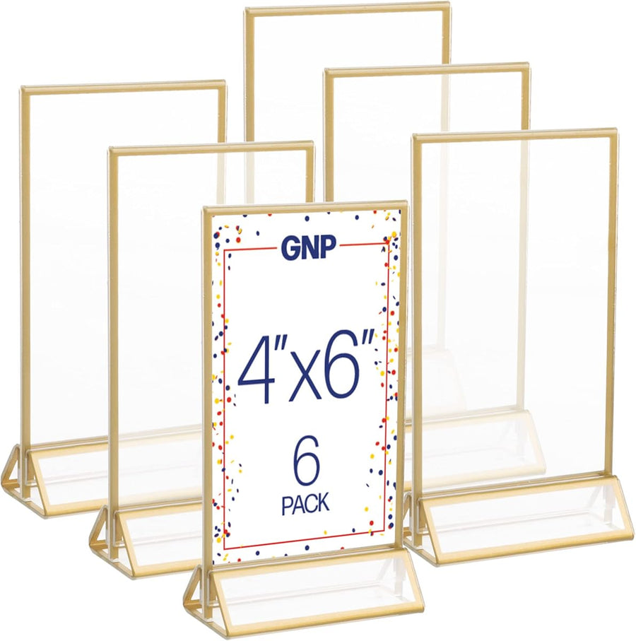 4x6 Picture Frames 6-Pack — Lavish Home