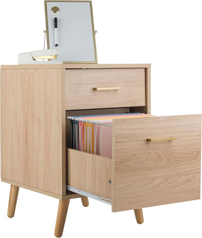 2 Drawer File Cabinet, 15.75 x 20 x 24.5 inches