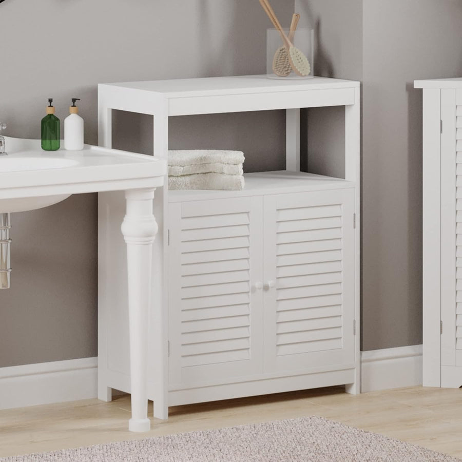 Storage Cabinet with Double Doors - Freestanding Kitchen — Lavish Home