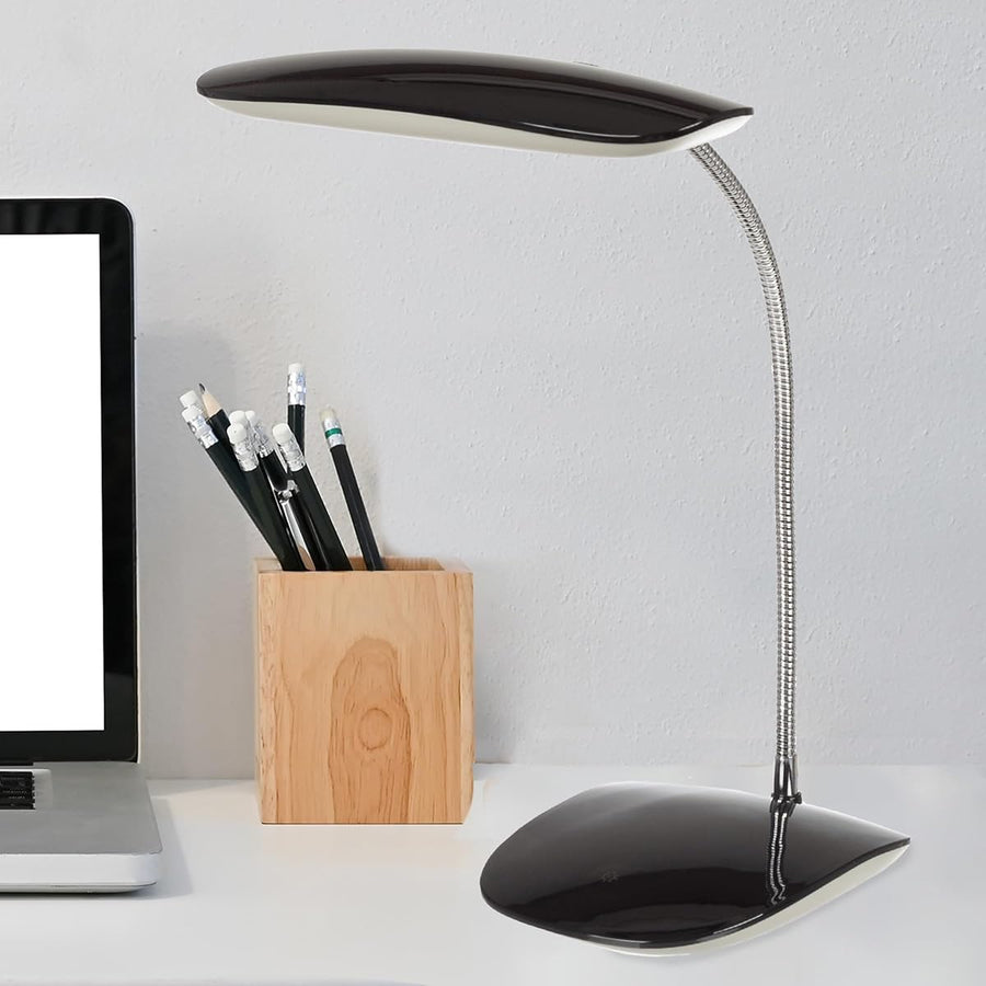 LED Desk Lamp - Contemporary Touch, (L) 5” x (W) 6.5” x (H) 18” — Lavish Home