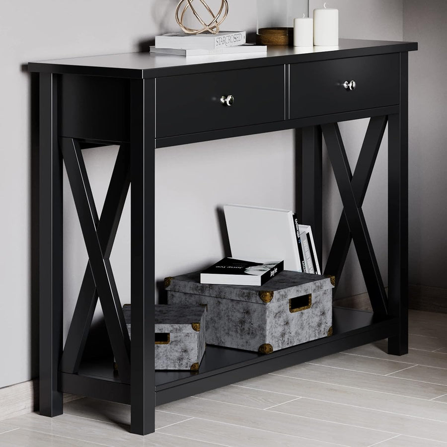 Console Table with Two Drawers — Lavish Home