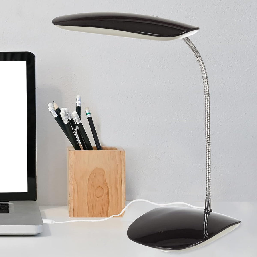 LED Desk Lamp - Contemporary Touch Activated, 5 x 6.5 x 18 inches — Lavish Home