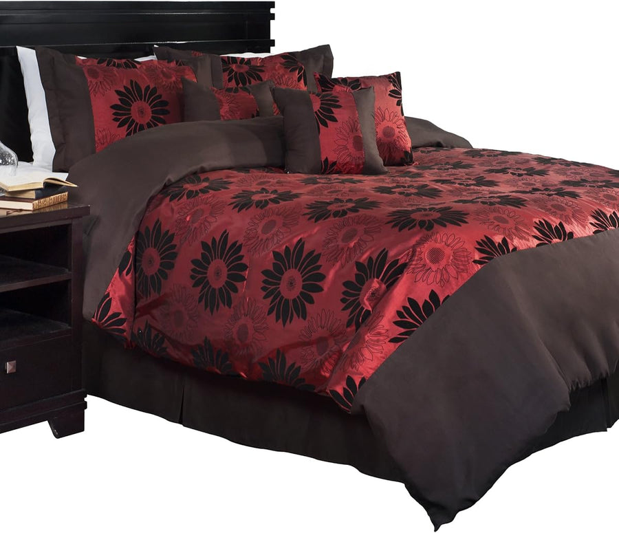 7-Piece Kiera Comforter Set, King — Lavish Home