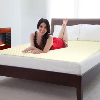 Natural Pedic 1 inch Thick Comfort Foam Mattress Topper