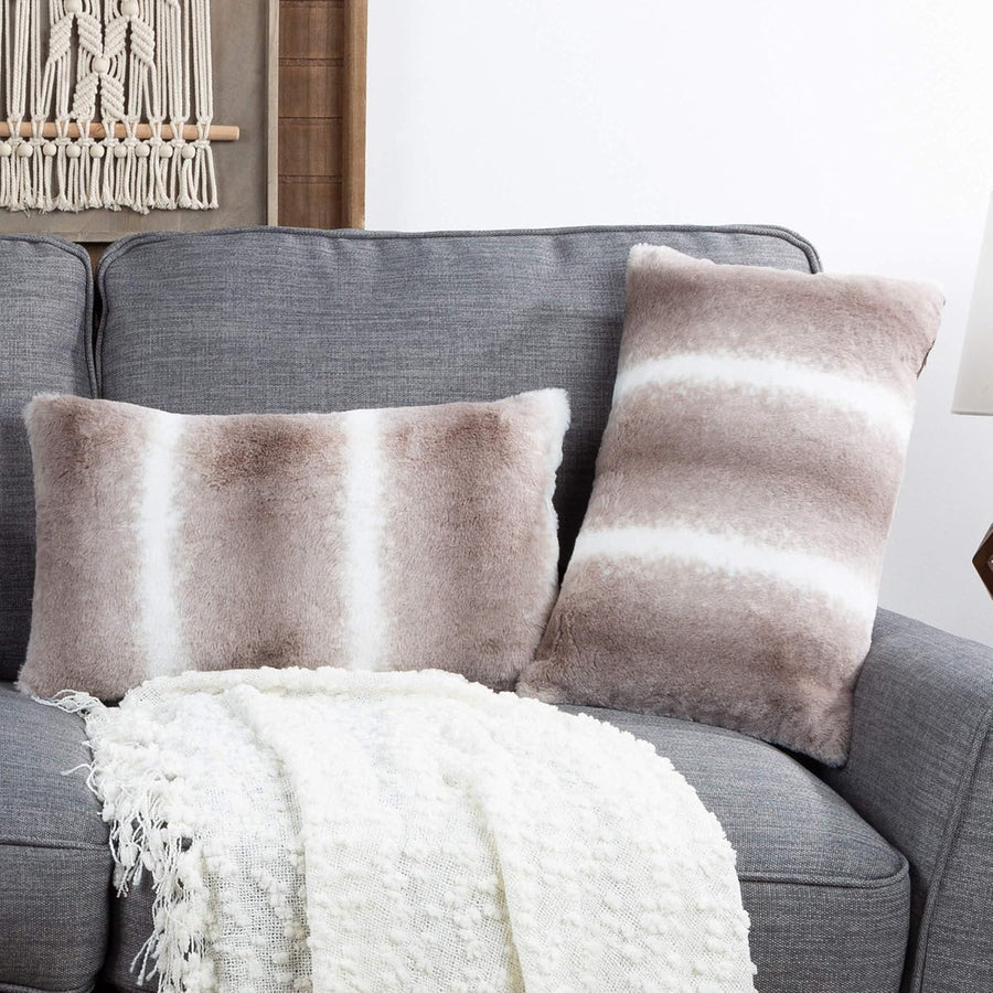 2-Pack Decorative Pillows, 11" x 19", Gray — Lavish Home