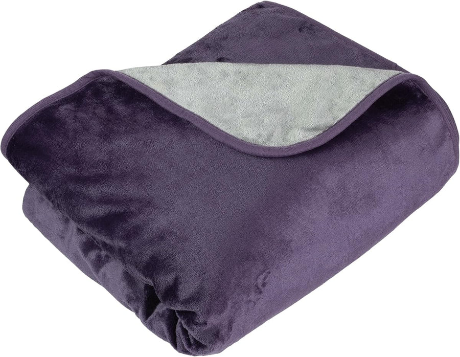 Waterproof Throw Blanket, Purple, 80" x 80" — Lavish Home