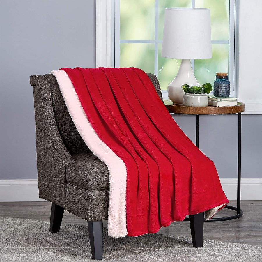 Poly Fleece Sherpa - Oversized Plush Woven Polyester, 70” L x 60” — Lavish Home