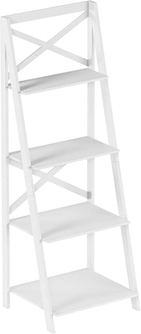 4-Tier Ladder Bookshelf, Engineered Wood view 3