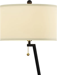 Floor Lamp with Table, (L) 17.25” x (W) 17.25” x (H) 58” view 5