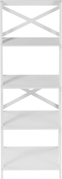 4-Tier Ladder Bookshelf, Engineered Wood view 4