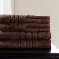 8PC Plush Bathroom Towels Set, 27.5"x 57.25"x0.25" view 3