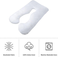 Full Body Pillow- 7 in 1 Jumbo Pillow with Removeable Cover view 3