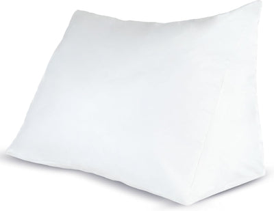 Wedge Pillow, White, 30" x 12" x 18"
