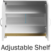 Microwave Stand with Storage view 4