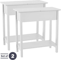 Flip Top End Table - Set of 2 Living Room End Tables view 24