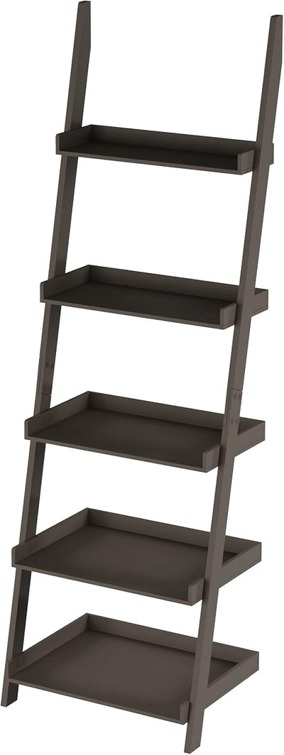 5-Tier Ladder Bookshelf, 69"
