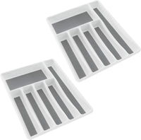 Silverware Drawer Organizer with 6 Sections view 1