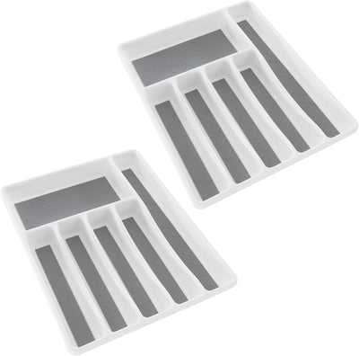Silverware Drawer Organizer with 6 Sections