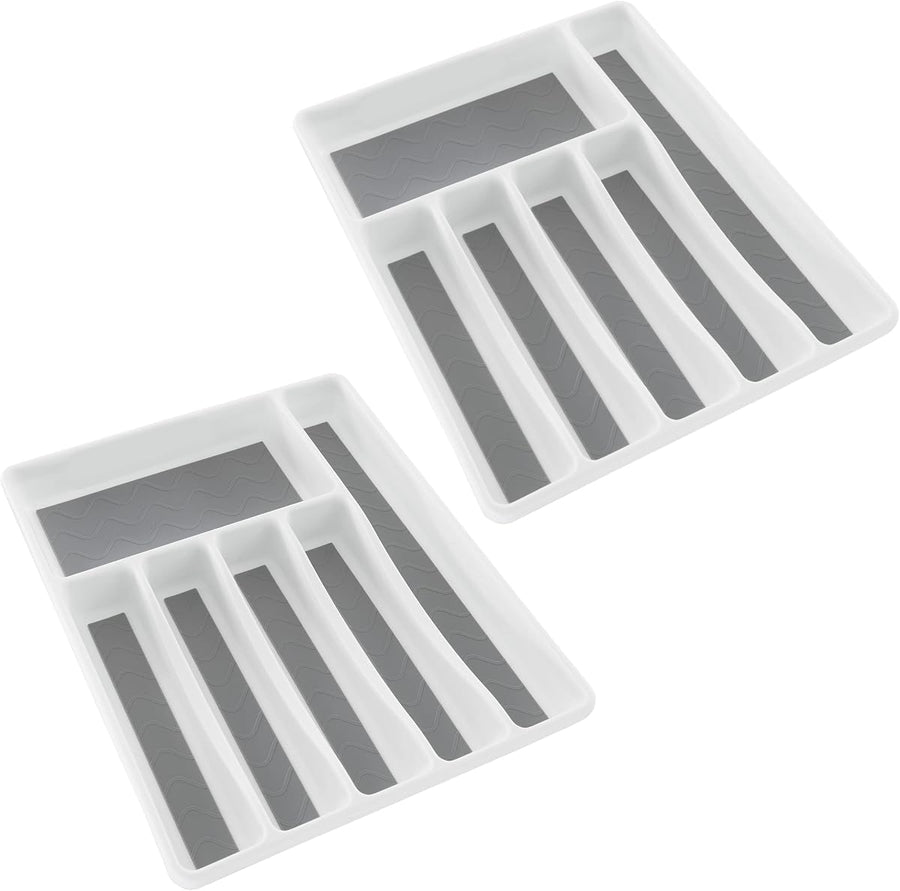 Silverware Drawer Organizer with 6 Sections &mdash; Lavish Home