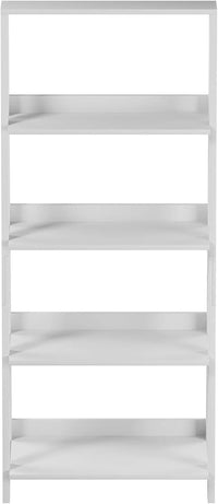 4-Tier Ladder Bookshelf, White view 4