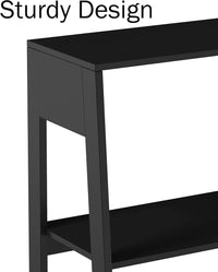 5-Tier Ladder Bookshelf, (L) 23.5" x (W) 16.5" x (H) 71" view 6