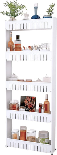 Slim Rolling Storage Cart view 1