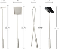 5-Piece Fireplace Tools Set - Fire Tools for Fire Places view 11