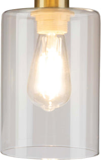 Floor Lamp - Modern Floor Lamp with Glass Shade and LED Edison view 3
