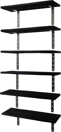 Floating Shelves - Set of 6 Shelves for Living Room, Kitchen view 10