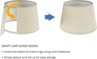 Tripod Floor Lamp-Modern Light with LED Bulb Included-Natural view 5
