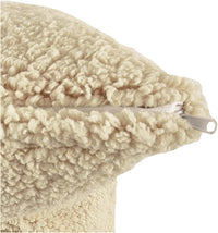 Body Pillow Cover. Sherpa with side zipper - 18 "x52" (Ivory) view 2