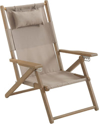 Beach Chair - Outdoor Weather-Resistant Wood Folding Chair view 7