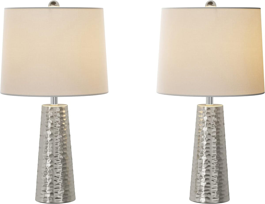 Brushed Silver, Set of 2, 14" x 26" &mdash; Lavish Home