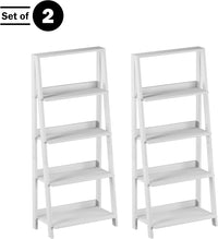 4-Tier Ladder Bookshelf Set, Set of 2 view 3