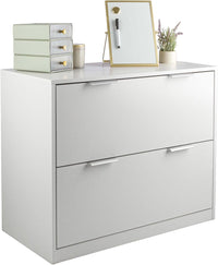 2 Drawer File Cabinet, 30.5 x 15.75 x 25.5 inches view 1