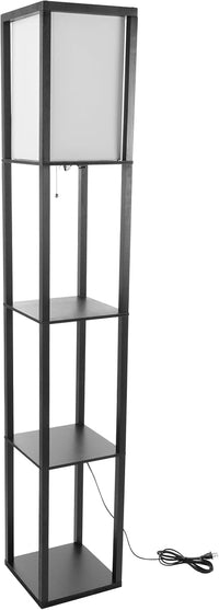 Floor Lamp - Etagere Style Standing Light with 3 Tiers, 62.75" view 12