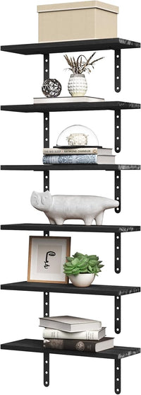 Floating Shelves - Set of 6 Shelves for Living Room, Kitchen view 7