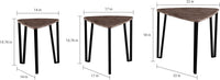 Nesting Set of 3, Modern Woodgrain Look for Living Room Coffee view 2