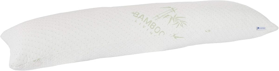 Charcoal Infused Memory Foam Body Pillow - for Side, Stomach &mdash; Lavish Home