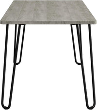 Coffee Table with Hairpin Legs, Brown Woodgrain-Look, 41.25" view 13