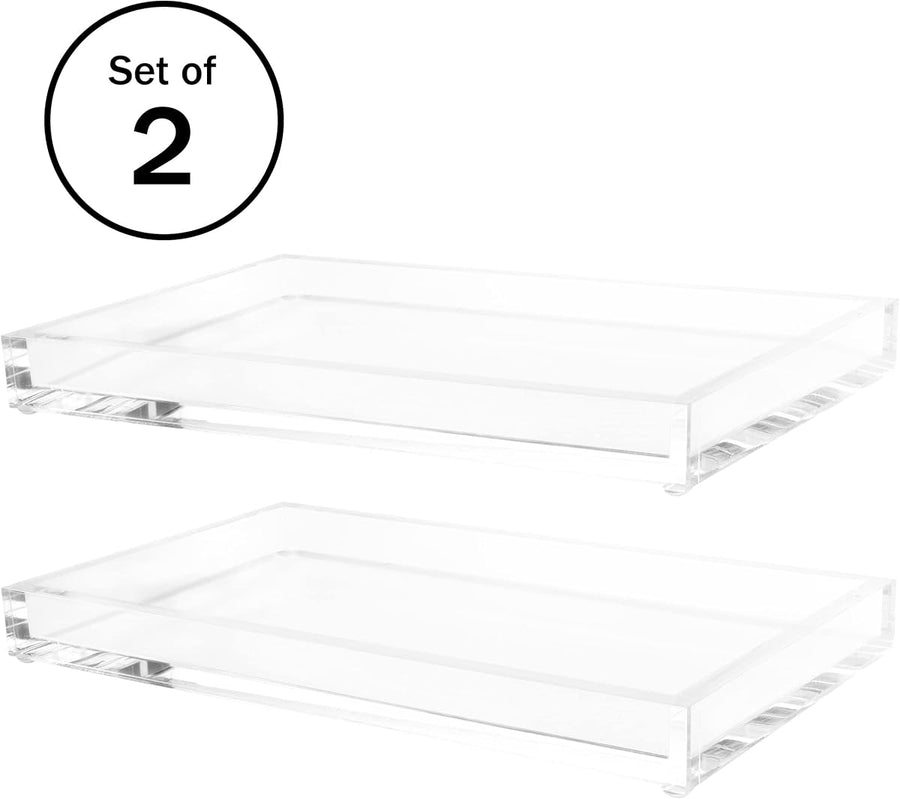 Acrylic Decorative Tray Set &mdash; Lavish Home
