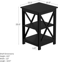 Wooden End Table, White view 12
