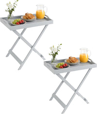 End Folding Modern Minimalist Wooden Contemporary Side Table view 19