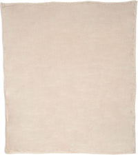 Solid Soft Heavy Thick Plush Mink Blanket 8 Pound - Beige view 2