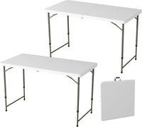 Indoor/Outdoor Portable Folding Table, Black, 2.5ft view 33