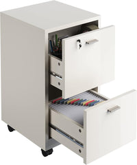 File Cabinet - 2-Drawer Cabinet with Lock and Deep Drawer view 4